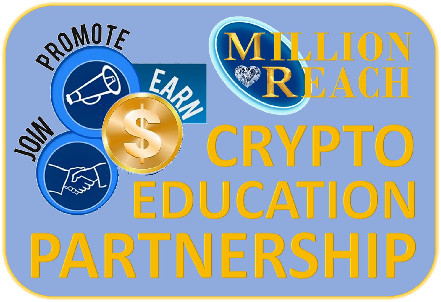 Million Reach - Premium Cryptocurrency Education Brand Partnership